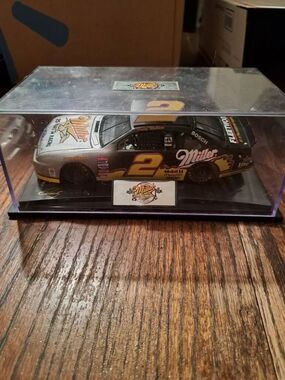 Vintage 1996 Rusty Wallace #2 Miller 25 Year Anniversary Die Cast Car in Display